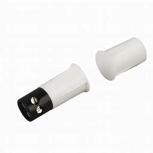 Recessed magnetic contact 32x9mm, white