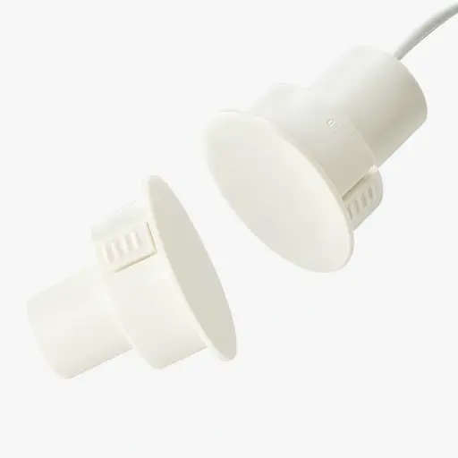 Recessed contact 30x25mm, white