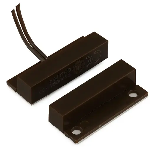 Stick-on contact 33x13mm, brown