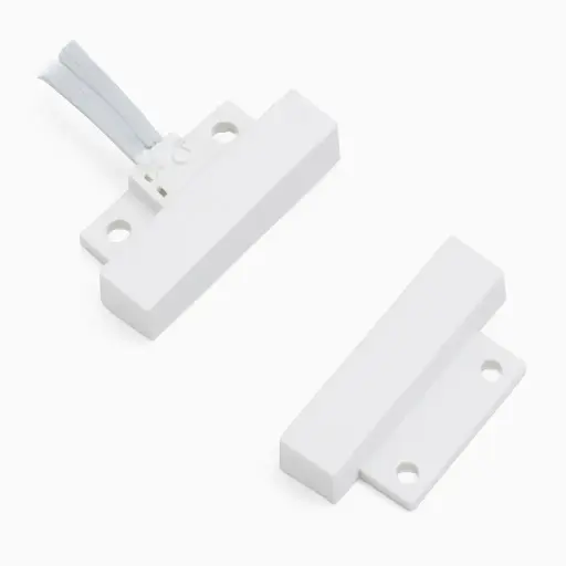 Stick-on contact 17x8mm, white, center